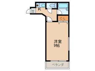 ｺﾝﾄﾞﾐﾆｱﾑ平尾の物件間取画像